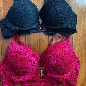 Push Up Bras😍 only worn once!✨